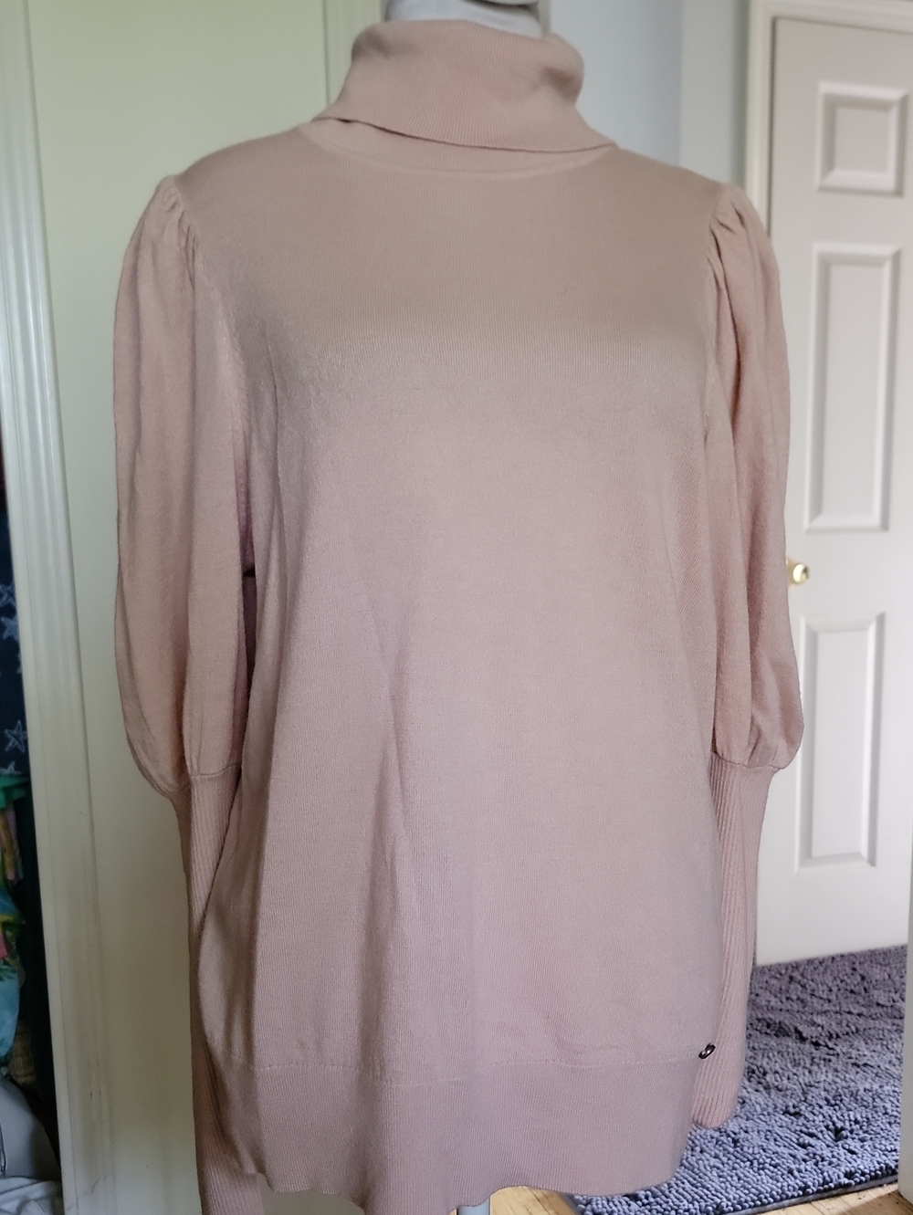 Ted Baker Soft Turtleneck Pullover Sweater - Blush Pink